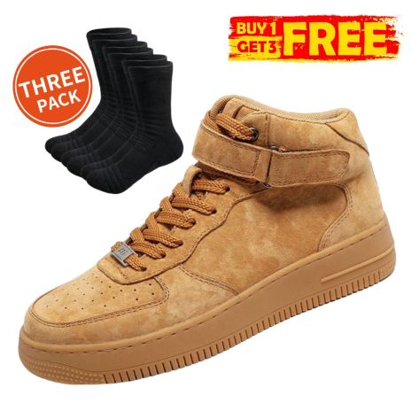 High Top Leather Sports Retro Casual Shoes