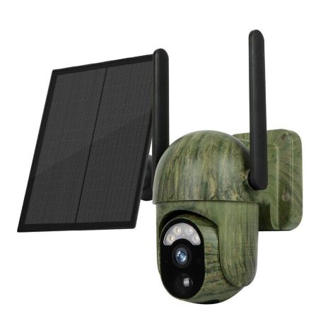 4G LTE Cellular 2K Solar Security Camera Wireless 3MP PTZ WiFi