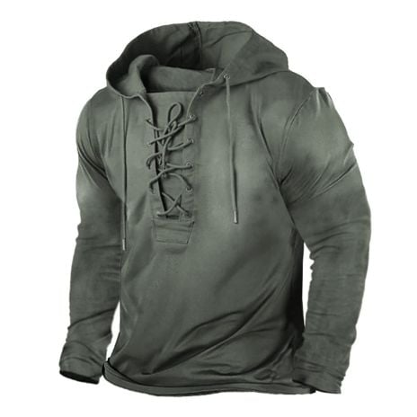 Men's Sweatshirts Fitness Clothes Peripheral Sweater Hooded Long Sleeved T-Shirt Sweatshirts