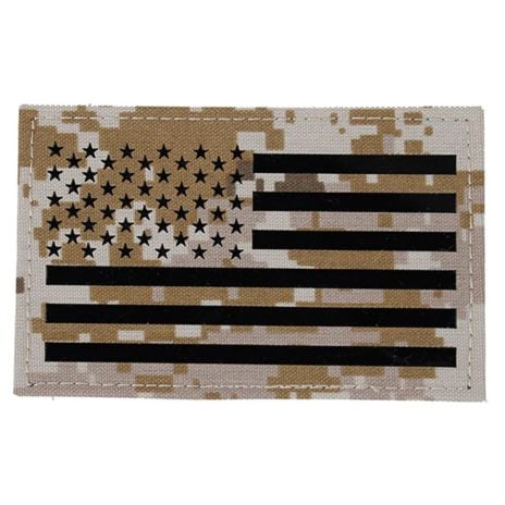 ThreePigeons™ Tactical Infrared IR Reflective American Flag Patch