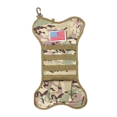 Tactical Christmas Stocking Bone Shape Military Gift Bag