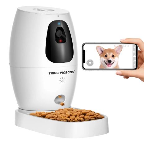 ThreePigeons™ Smart Pet Camera with Treat Dispenser