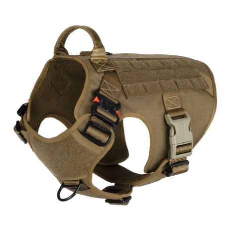 ThreePigeons™ Tactical Working Dog MOLLE Vest with Handle