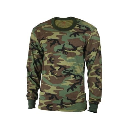 3D Camouflage Long Sleeve T-Shirt For All Ages