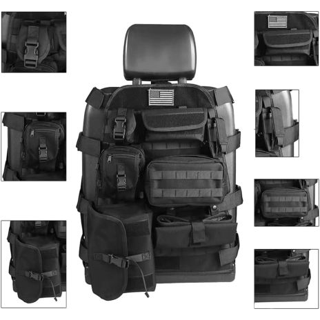 ThreePigeons™ Larger Seat Protector Tactical Vehicle Seat Cover