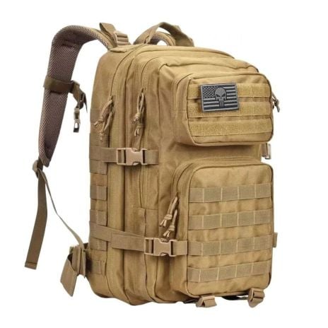 ThreePigeons™ Military Tactical Backpack 40L Tan