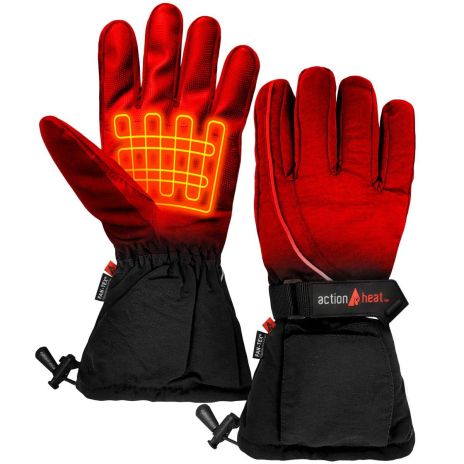 AA Battery Heated Snow Gloves