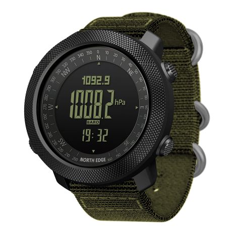 Outdoor Survival Military Compass Rock Solid Digital Watches
