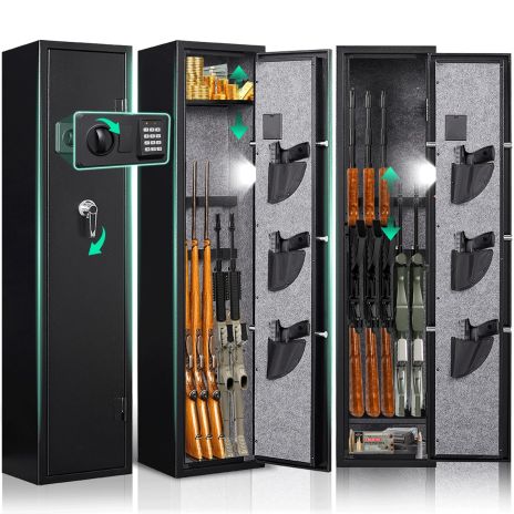 Gun Safe for 5 Rifles and 3 Pistols Style-1400