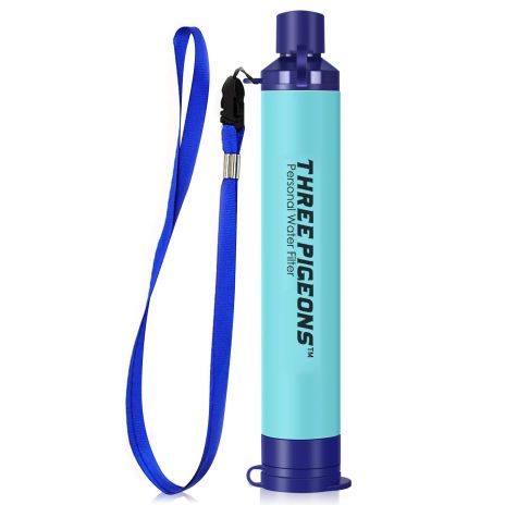 ThreePigeons™ Solutions Straw Water Filter