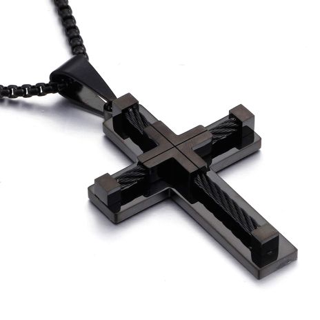 ThreePigeons™ Men's Cross Necklace