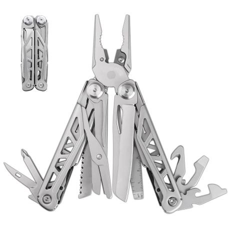 ThreePigeons™ Compact 17-in-1 Stainless Steel Multitool