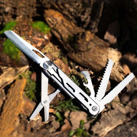 ThreePigeons™ 9-in-1 Multi Tool, High Hardness Multitool Folding Knife