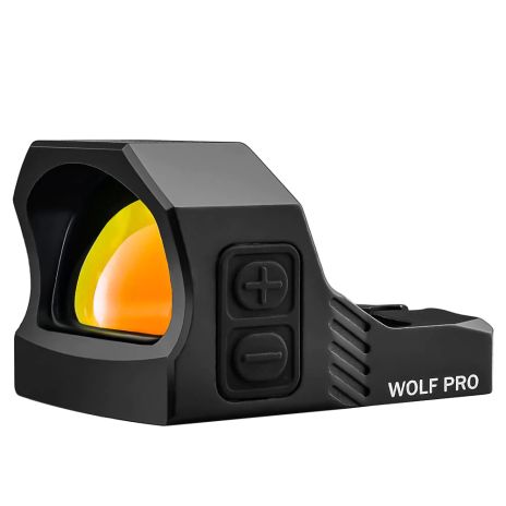 ThreePigeons™ Wolf PRO Shake Awake Micro Red Dot Sight, 3MOA Reflex Sight for RMR Footprint Optics Ready Pistols