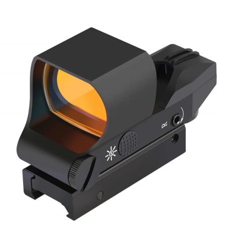 ThreePigeons™ Reflex Sight, Multiple Reticle System Red Dot Sight with Picatinny Rail Mount, Absolute Co-Witness