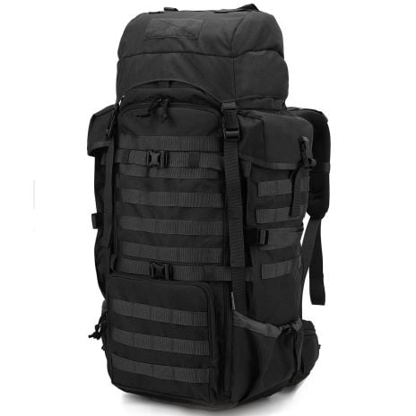 ThreePigeons™ Molle Hiking Internal Frame Backpacks with Rain Cover 70L