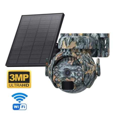 ThreePigeons™ 3MP 4G Wifi Solar Camera Outdoor