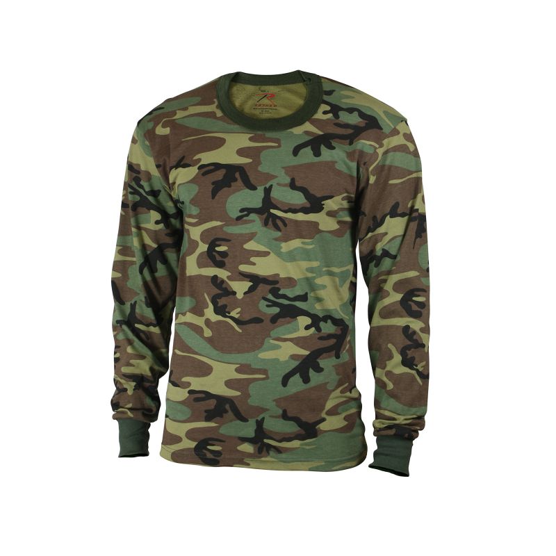 3D Camouflage Long Sleeve T-Shirt For All Ages