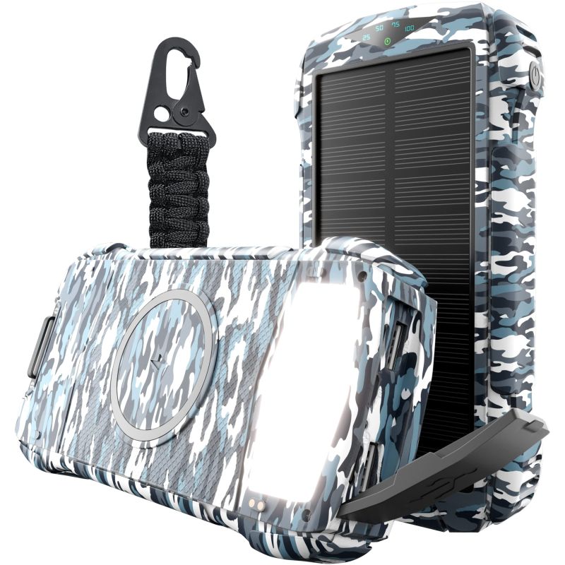 Portable Charger with LED Flashlight for iPhone, Android and Outdoor Camping