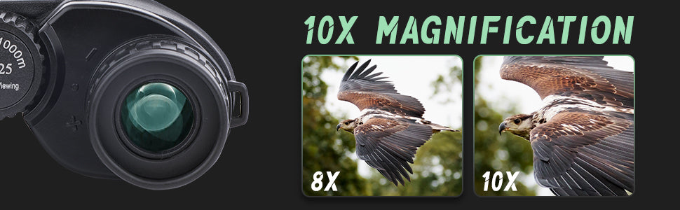 ThreePigeons™ Compact and Light HD Binoculars for Night Hunting and Wildlife