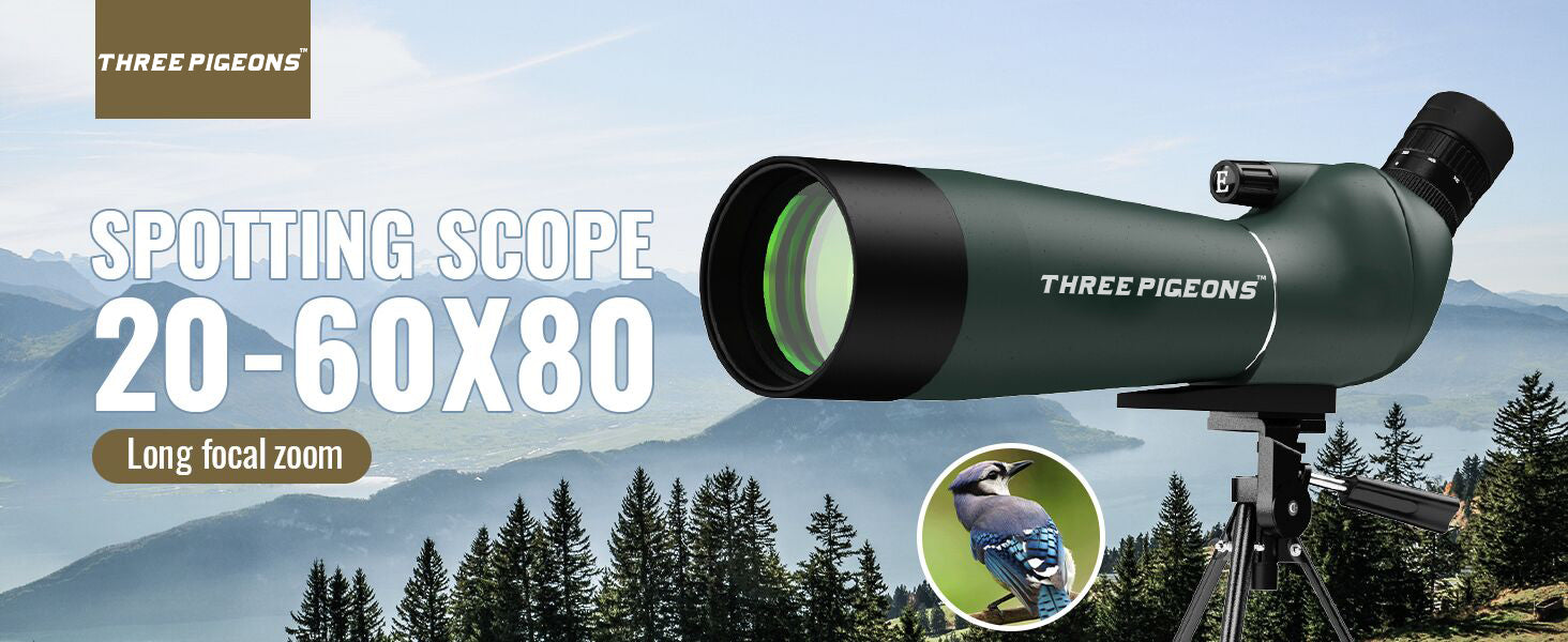 ThreePigeons™ ????????-???????????????????? HD Spotting Scopes for Hunting