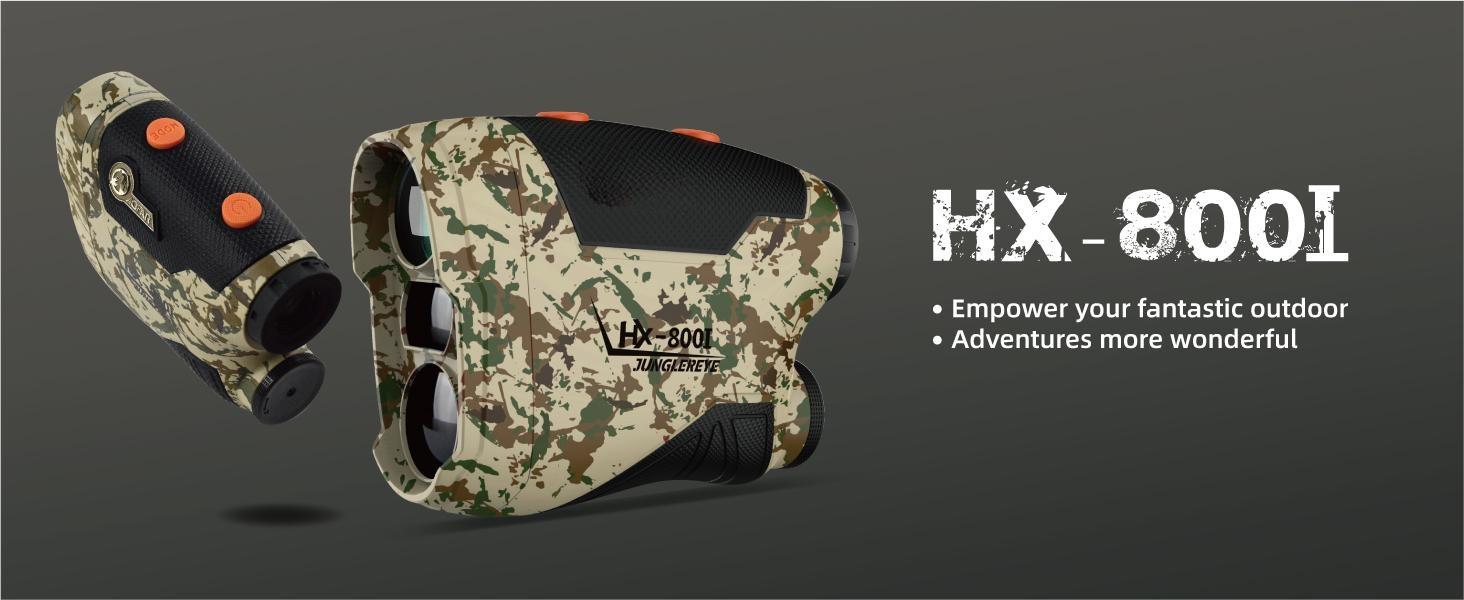 ThreePigeons™ Hunting Range Finder 800 Yards,6X Magnification, Waterproof Archery Rangefinder