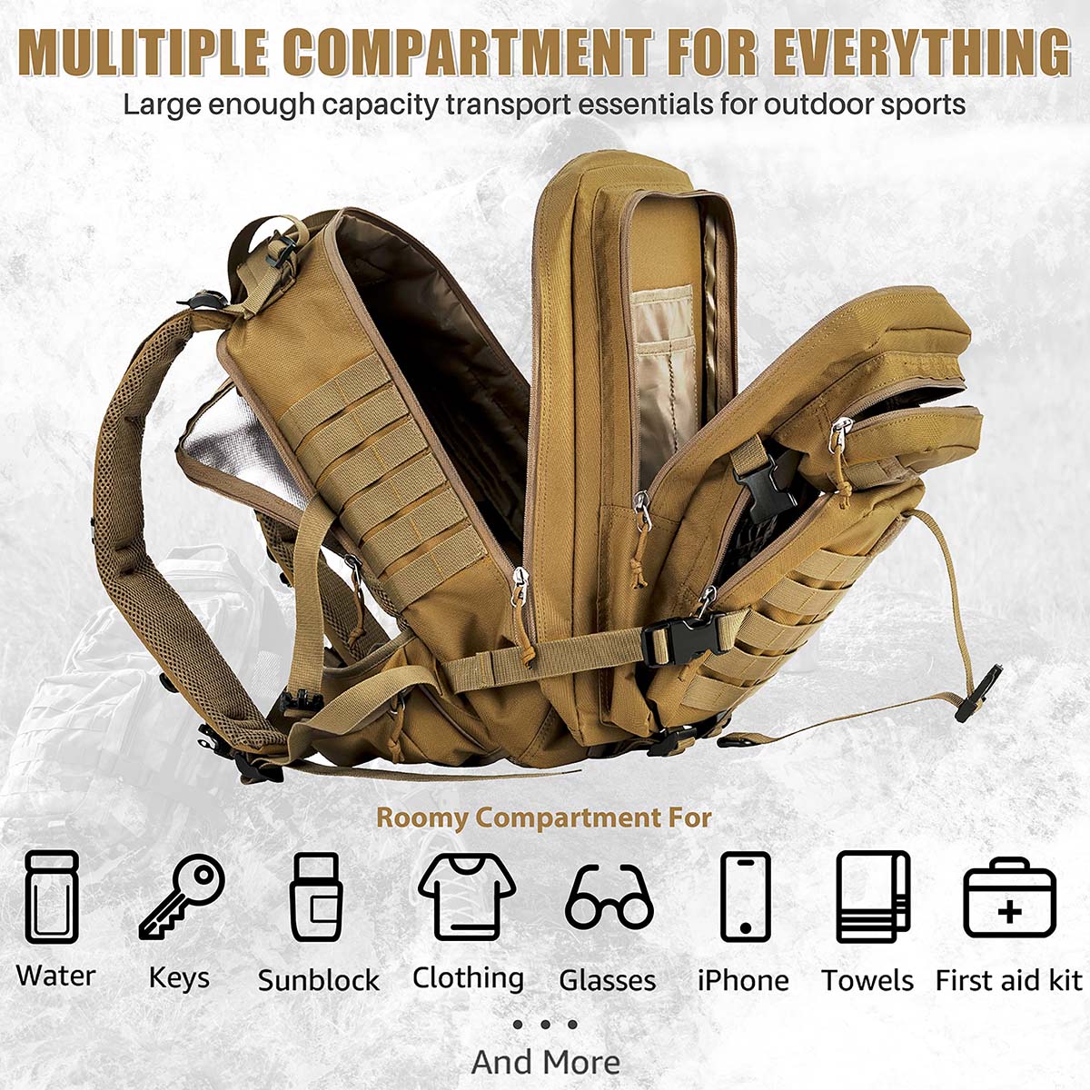 Tactical Hunting Backpack for Outdoor Adventure