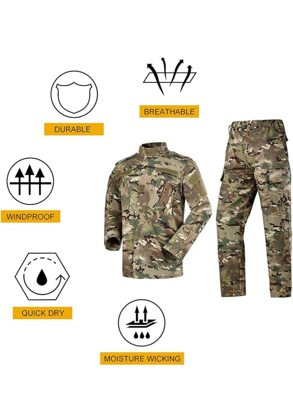 ThreePigeons™ Men's Tactical Jacket and Pants