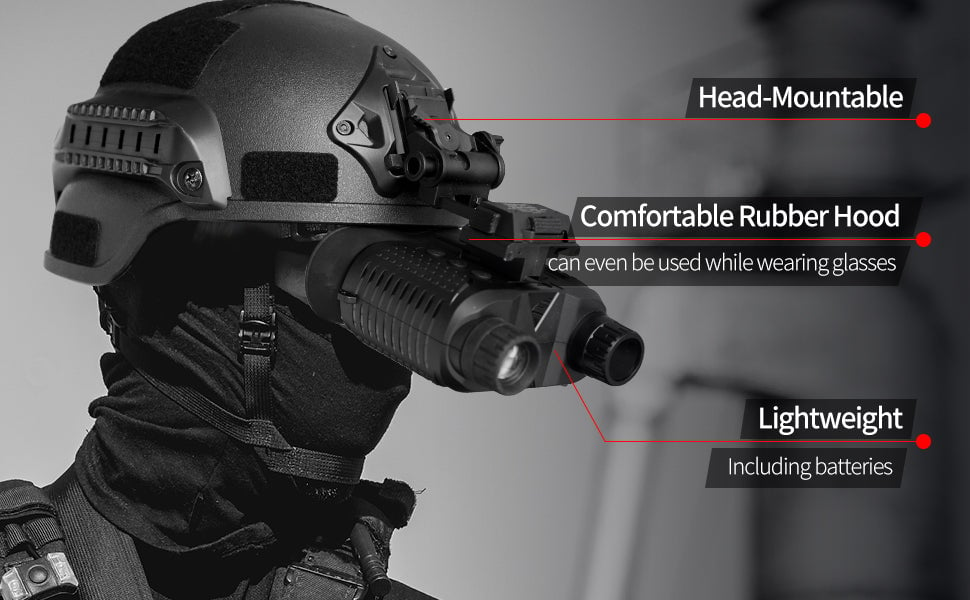 ThreePigeons Night Vision Goggles with Head Strap