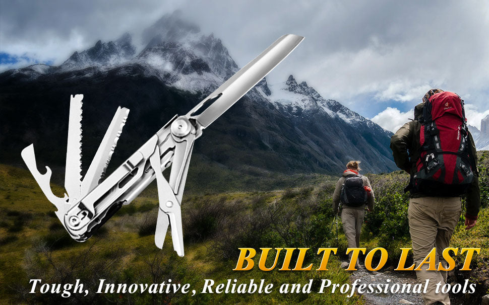 9-in-1 Multi Tool, High Hardness Multitool Folding Knife