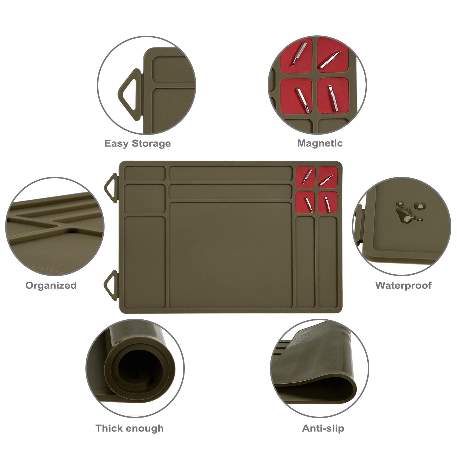 ThreePigeons™ Pistol Gun Maintenance Mat