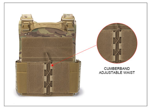 Tactical Vest for MenQuick Release Laser