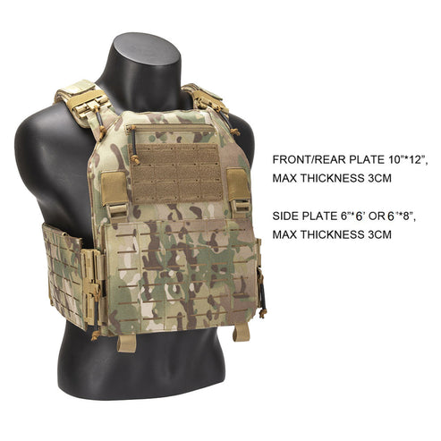 Tactical Vest for MenQuick Release Laser