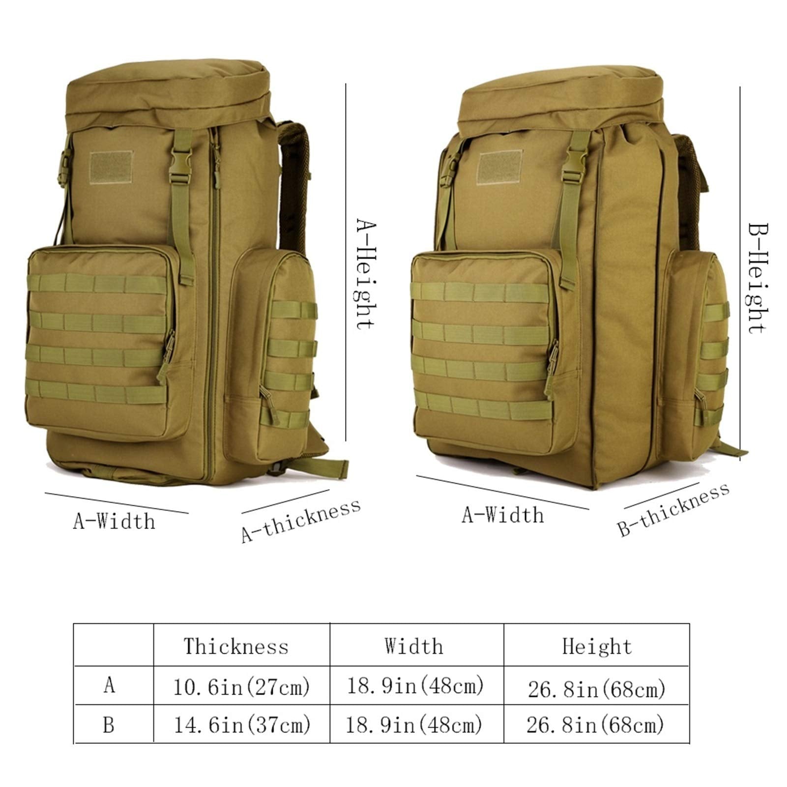 Tactical Backpack Trekking Rucksack