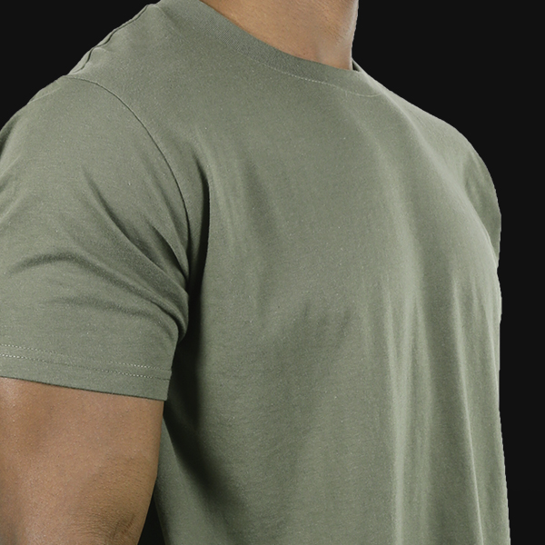 Crew Neck T-Shirts-3 Pack Tagless Tactical Military Tees for Men