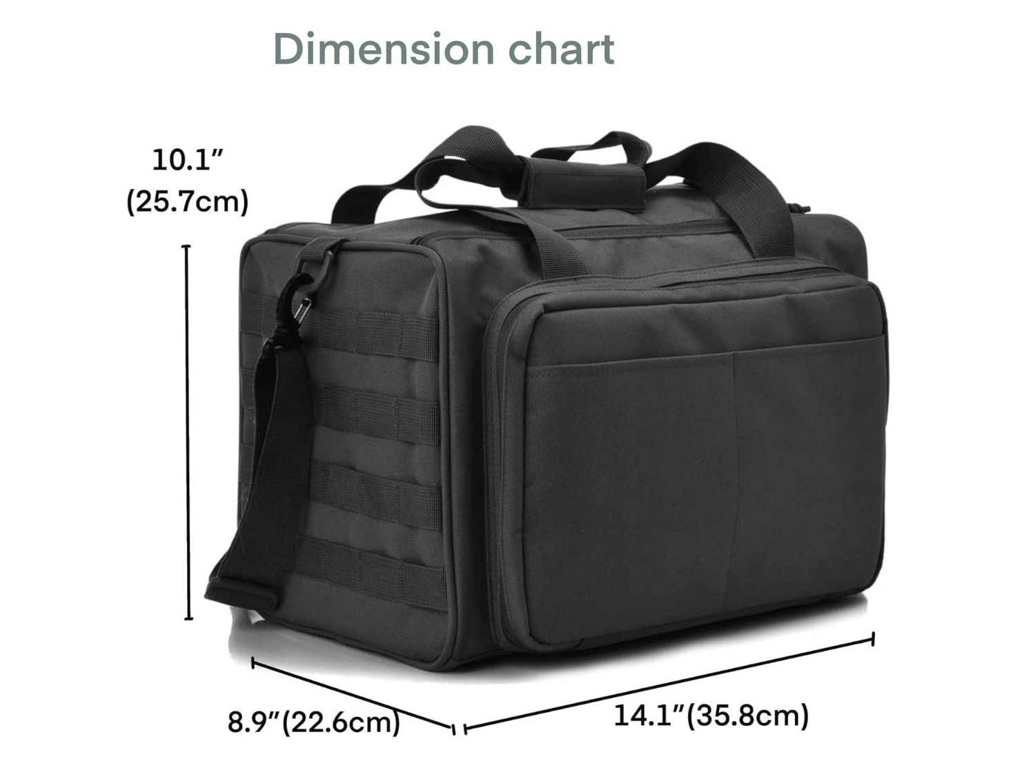 ThreePigeons™  Tactical Gun Range Bag